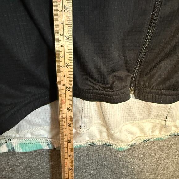 Twin Six Cycling Jersey Womens XL Black Skull Crossbones Full Zip Race Raglan - Picture 9 of 10